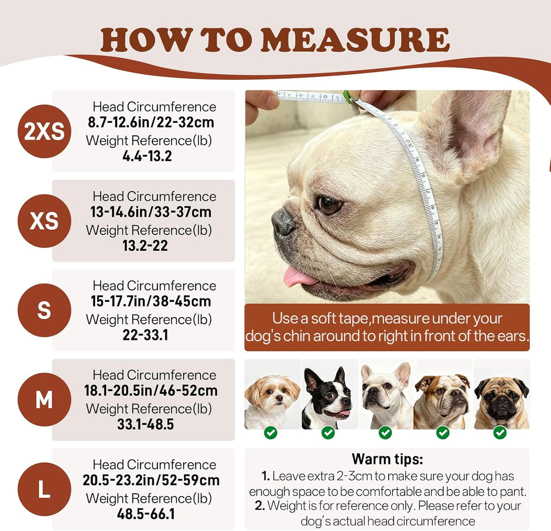 French Bulldog Muzzle, Soft Mesh Muzzle for Short Snout Dogs