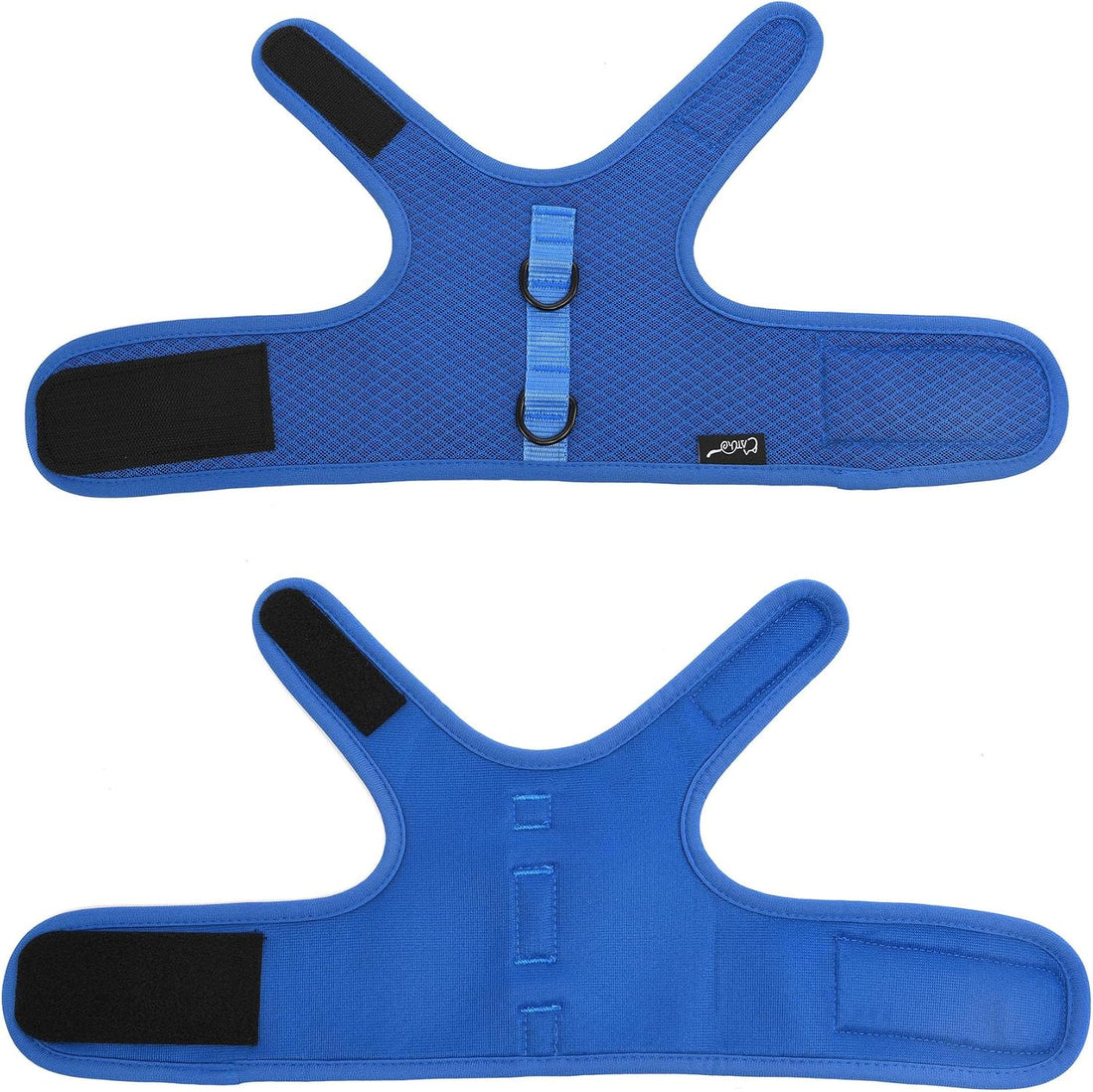 Cat Harness and Leash Set for Walking Escape Proof, Blue, Large