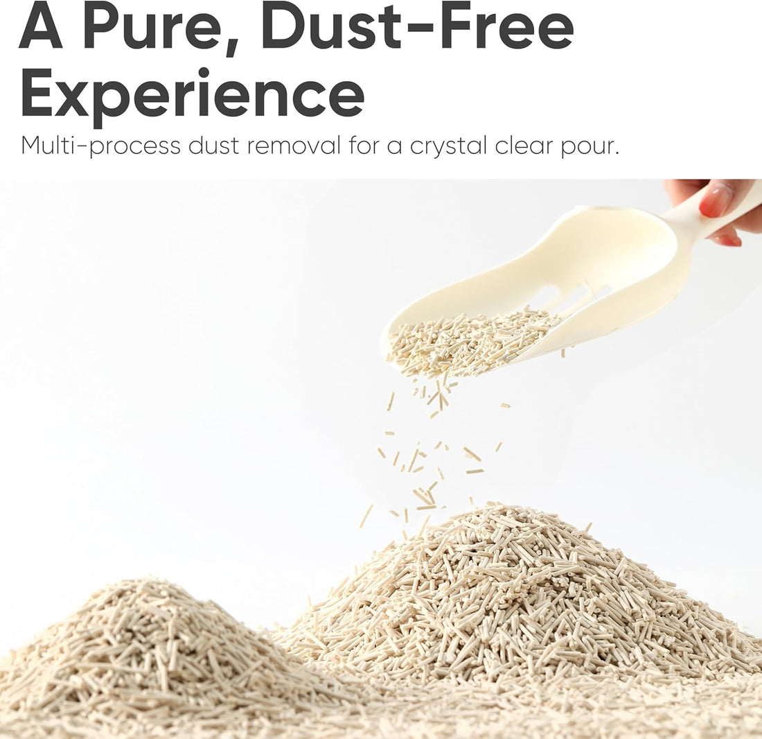 FUKUMARU Tofu Cat Litter - Natural Lightweight Unscented Cat Litter