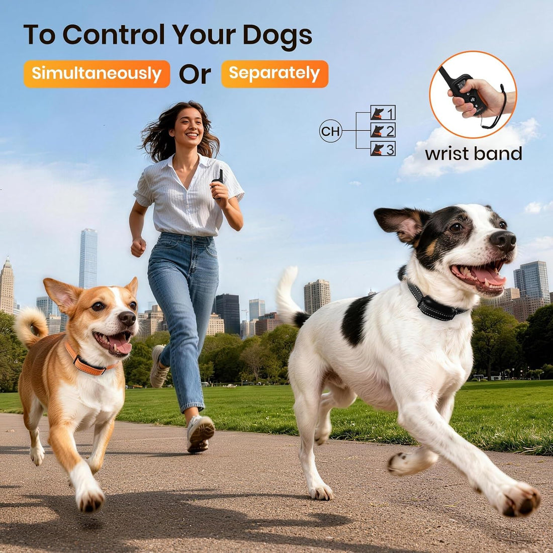 No Shock Dog Training Collar with Remote, Only Vibration & Beep