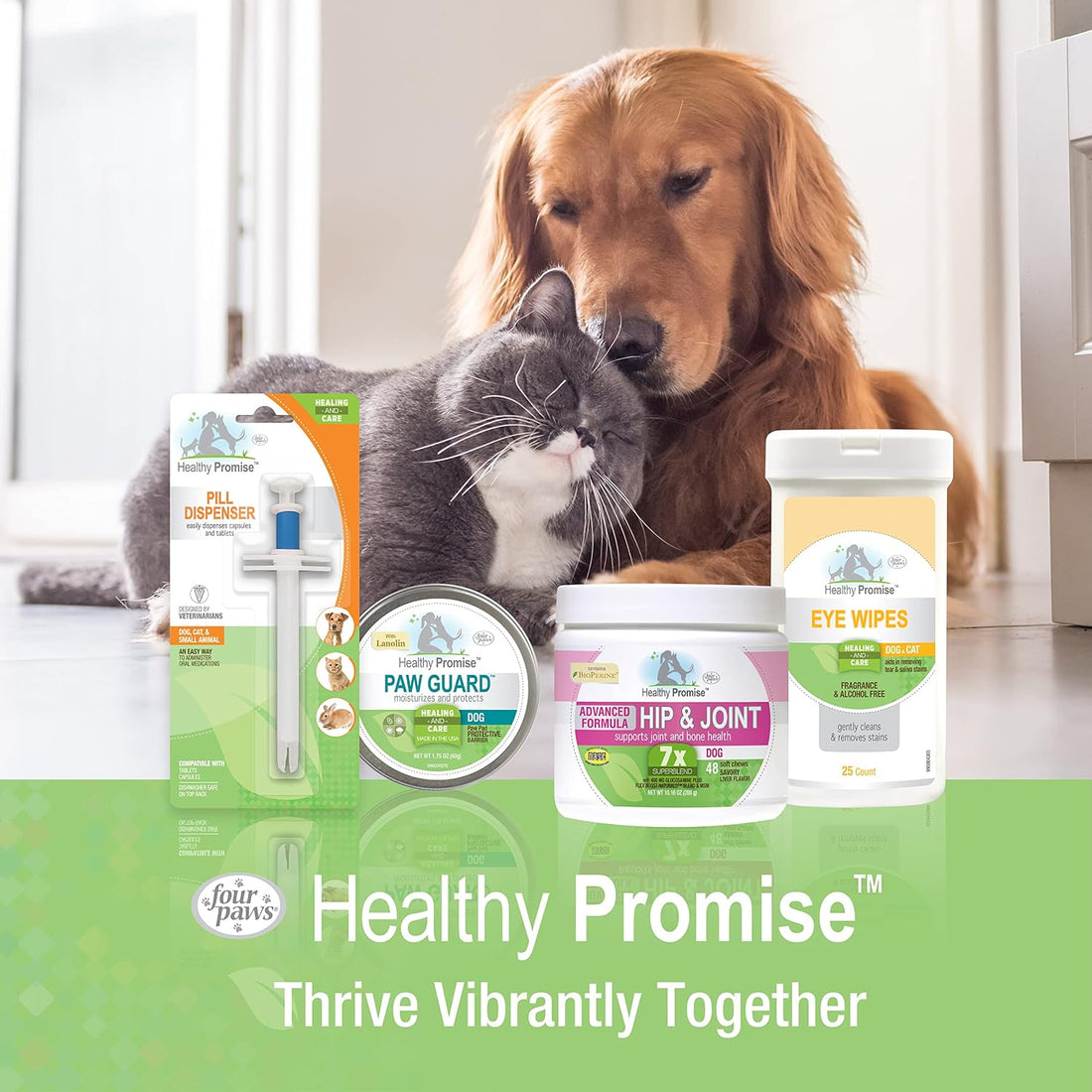 Four Paws Healthy Promise Pet Nurser Bottles, 2 Count