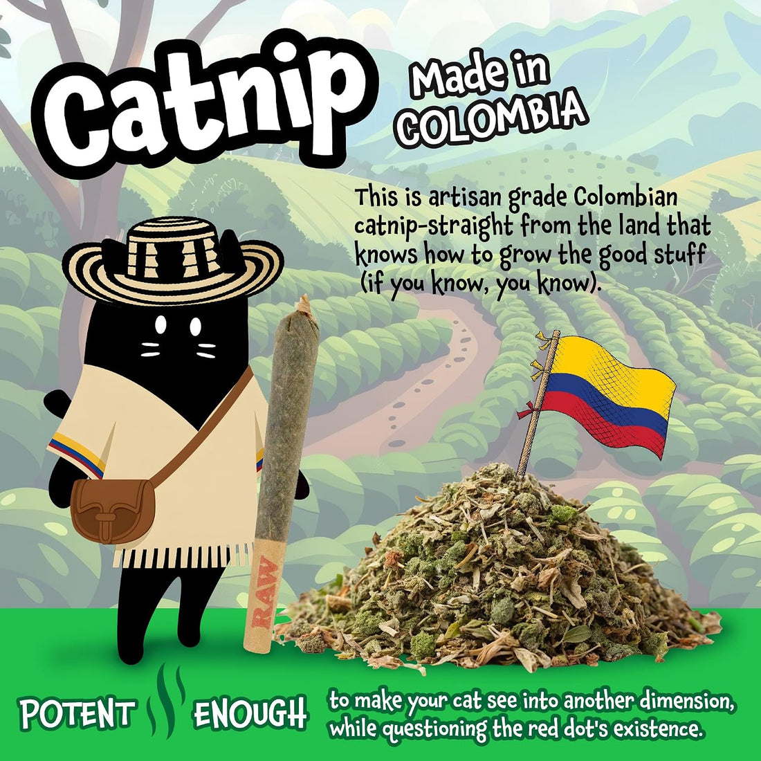 LIT LABS Catnip Joint - 5 Organic Pre-Rolls Papers to Fix a Bad