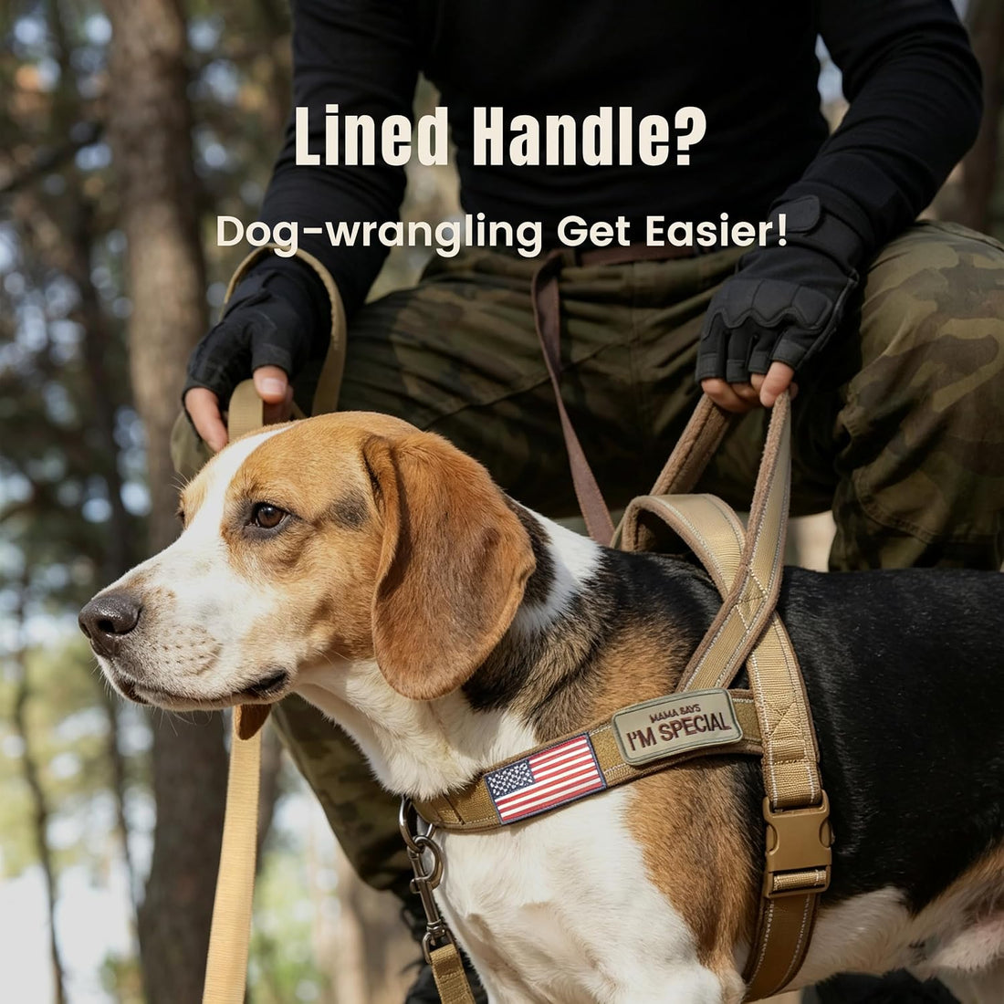 Forestpaw No Pull Dog Harness with Large Handle,Slip on Reflective