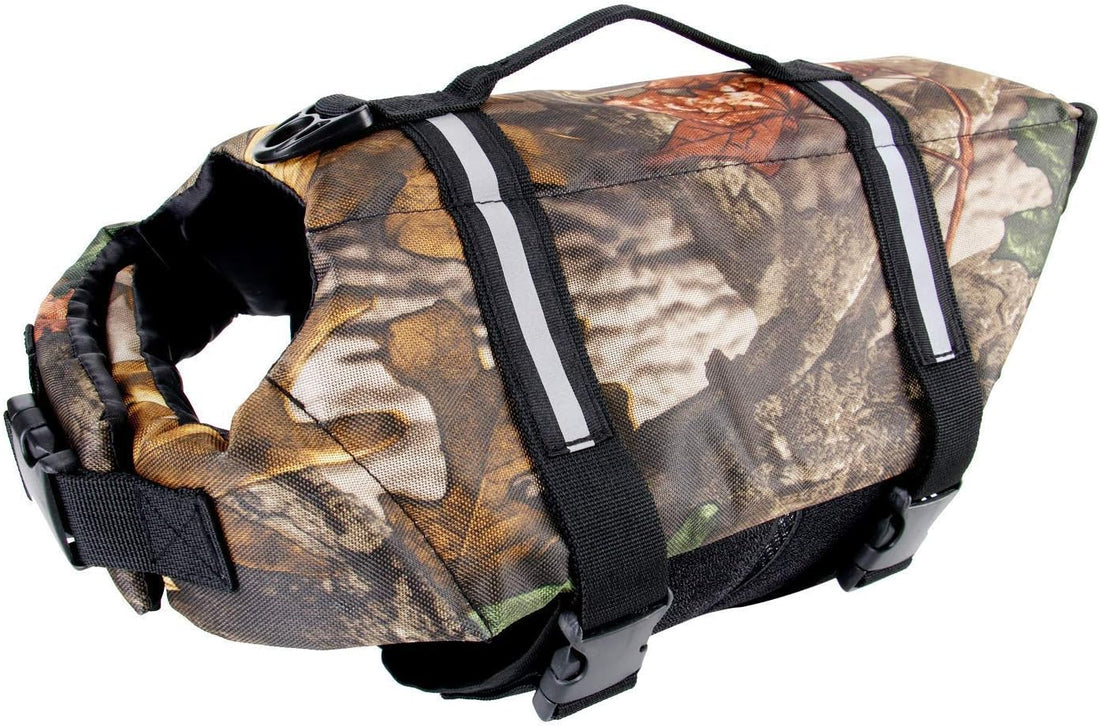 Camo Pet Life Preserver Jacket,Camouflage Dog Life Vest
