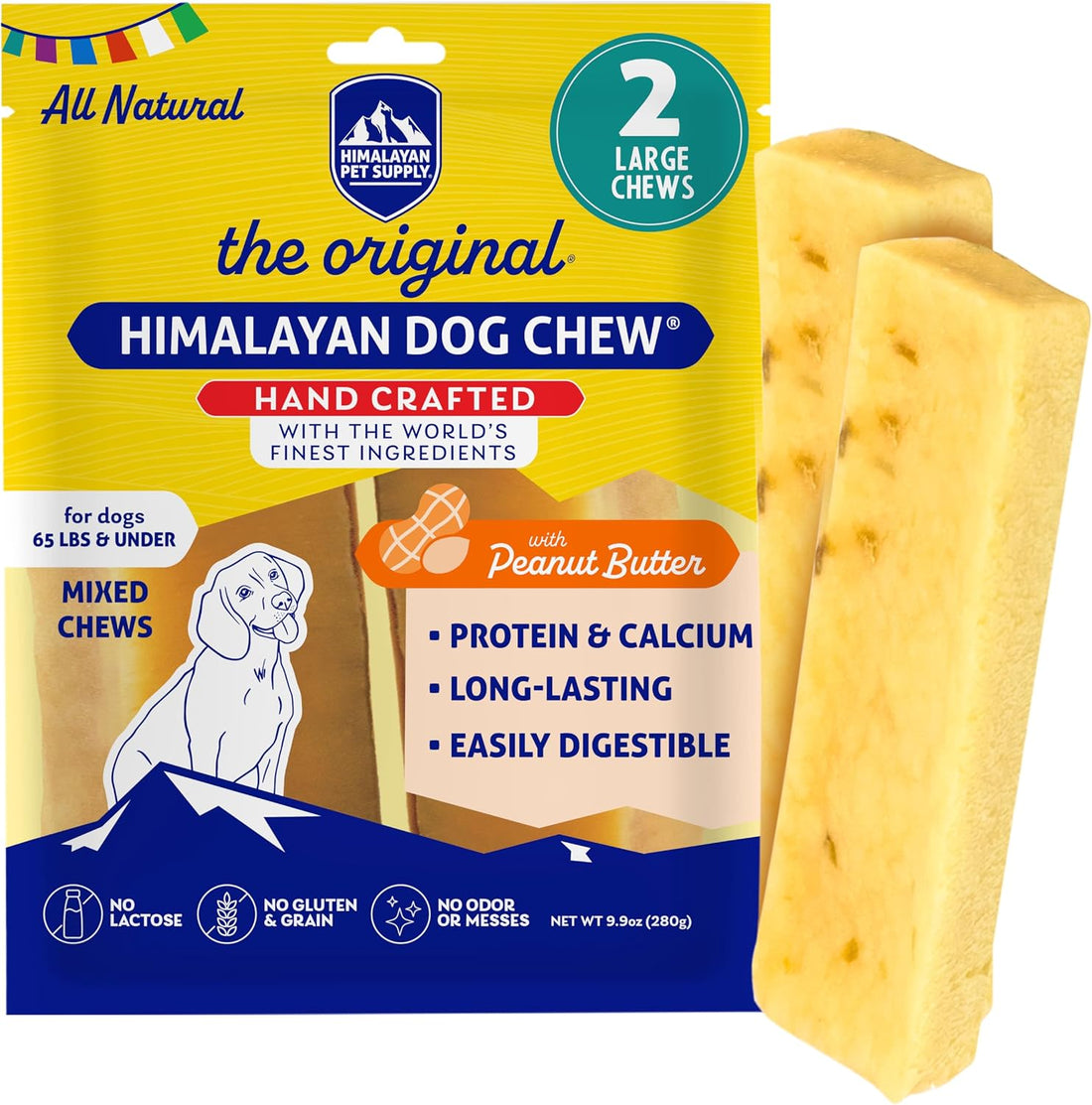 Himalayan Dog Chew, The Original Yak Cheese Dog Chews