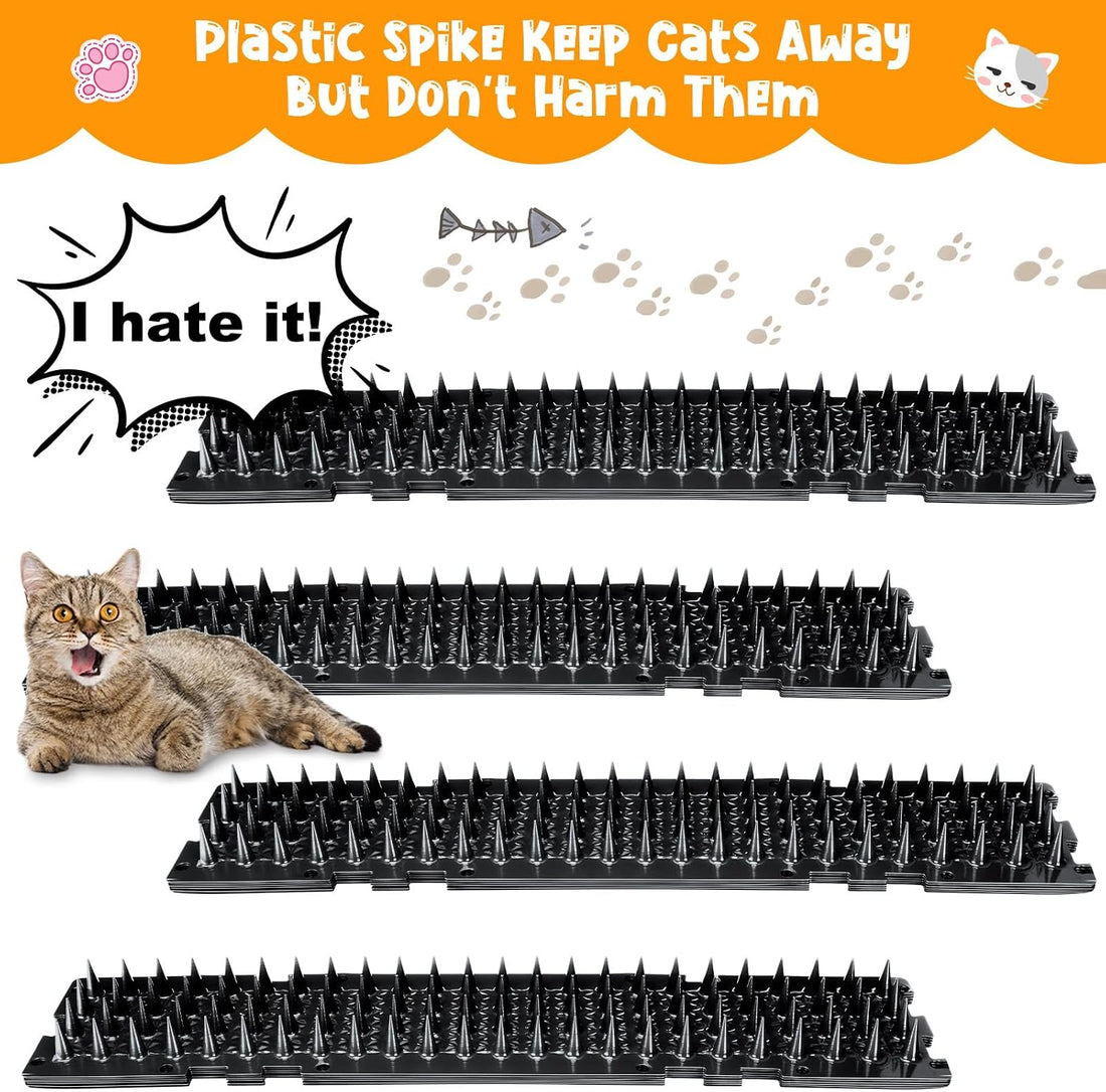 Nuanchu 12 Pack Cat Deterrent Mats with Spikes