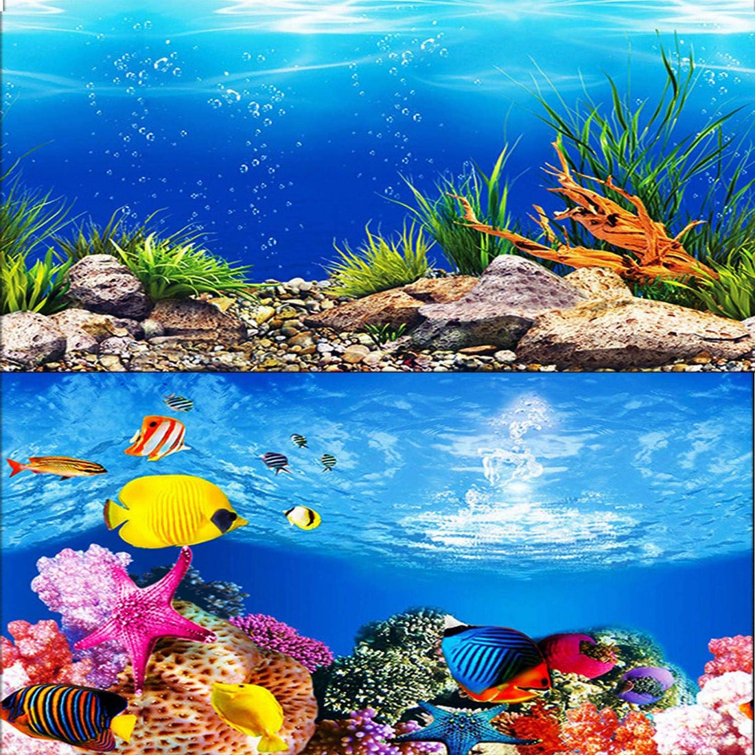 ELEBOX Aquarium Background Poster