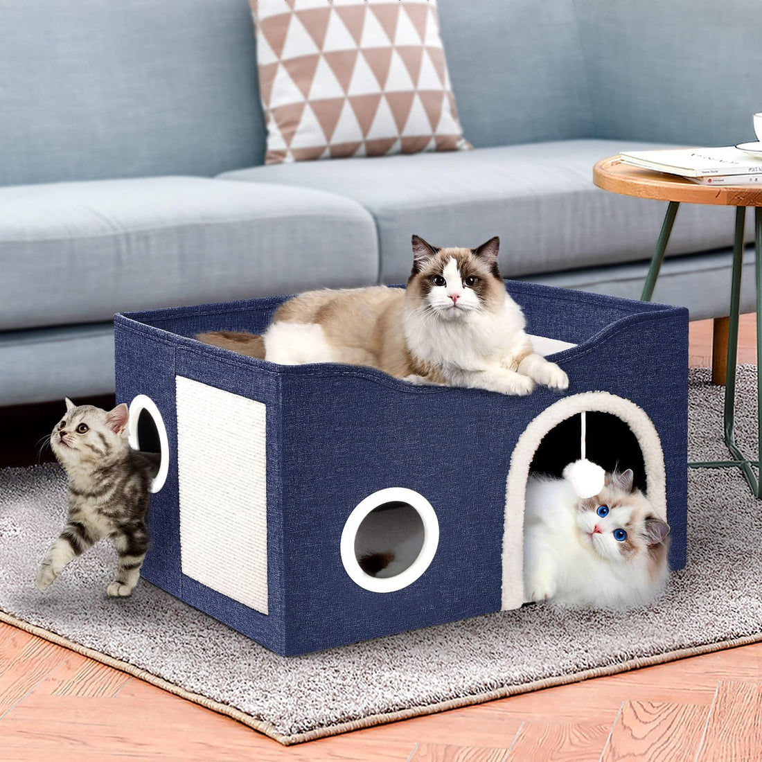 Heeyoo Cat House for Indoor Cats