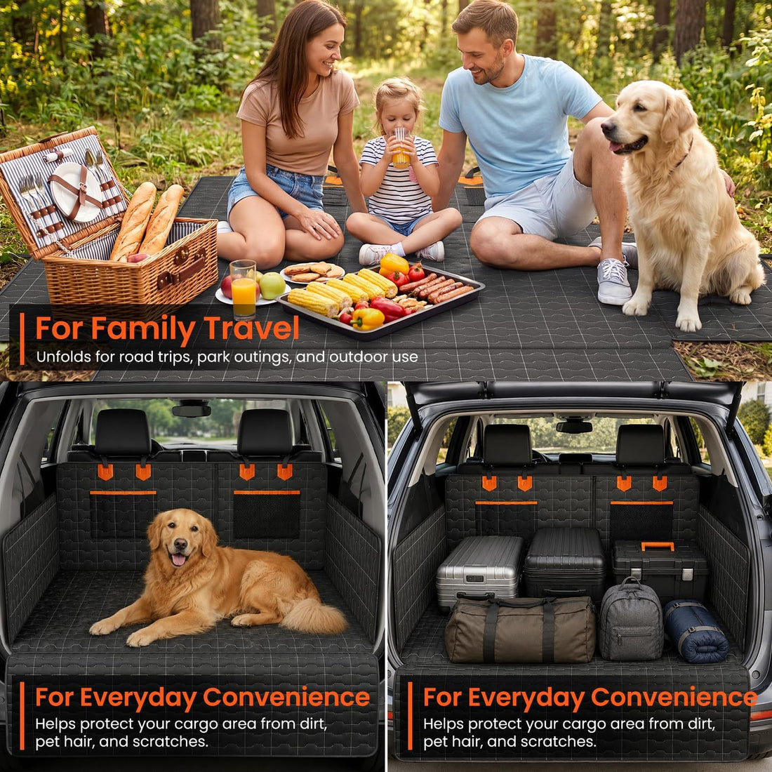 IJVAE SUV Cargo Liner for Dogs