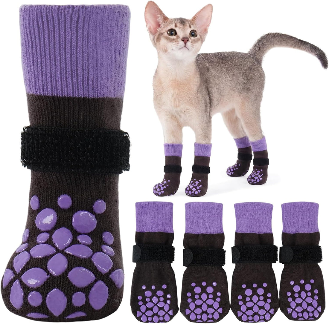 ROZKITCH 2 Pairs Cat Sock for Injured Paws