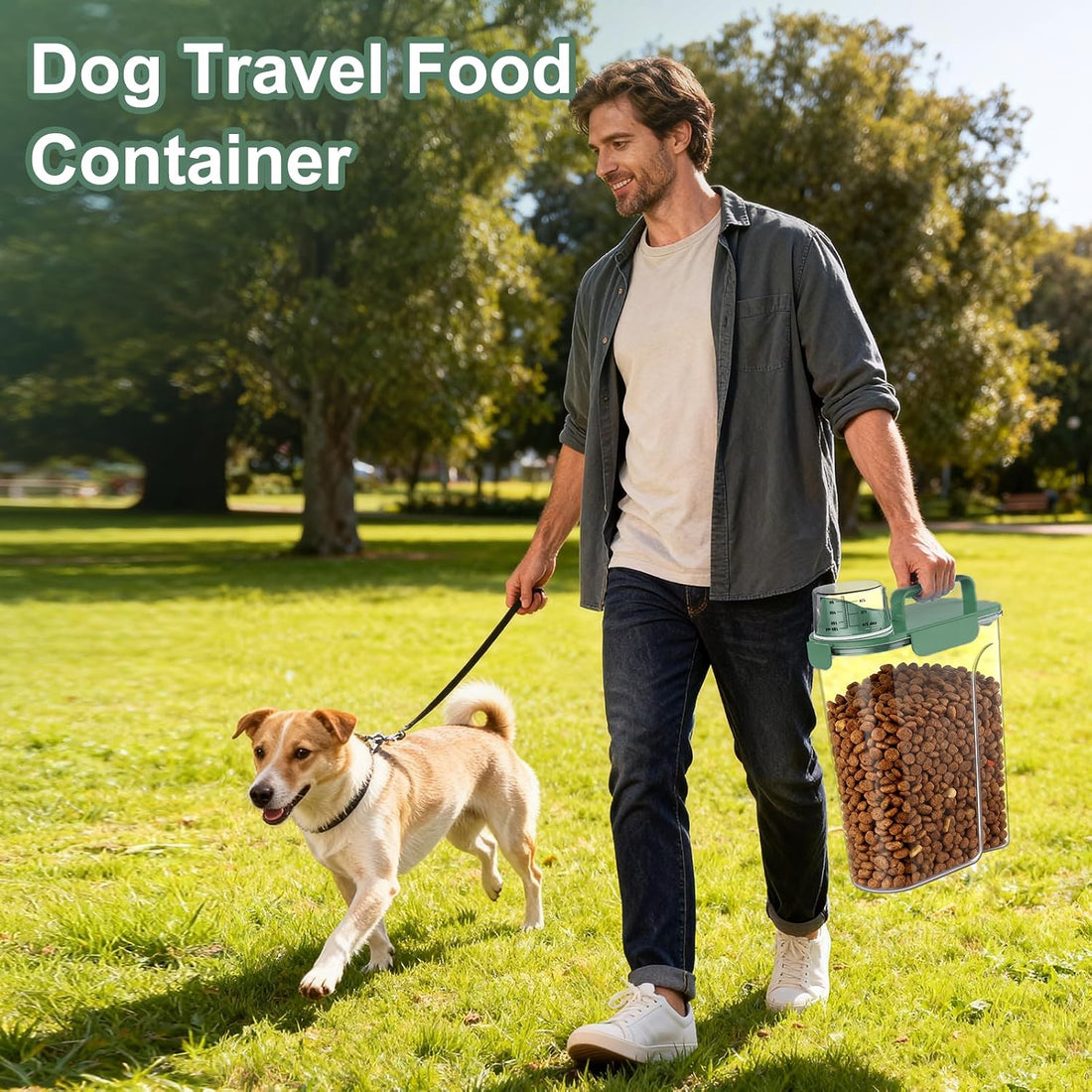 Uppetly Dog Cat Food Storage Container, 5-7Lbs Pet Food Containers