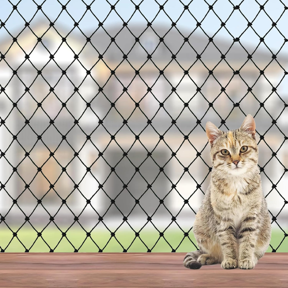 Cat Balcony Netting, Cat Net Pet Anti-Fall Safety Netting,10x6.6ft