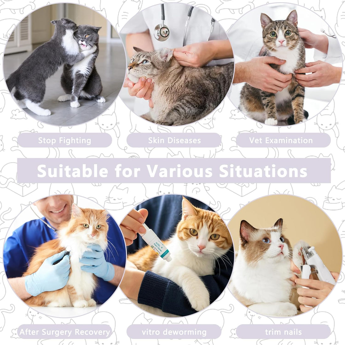 Soft Cat Cone Collar After Surgery,Cat Recovery Collar