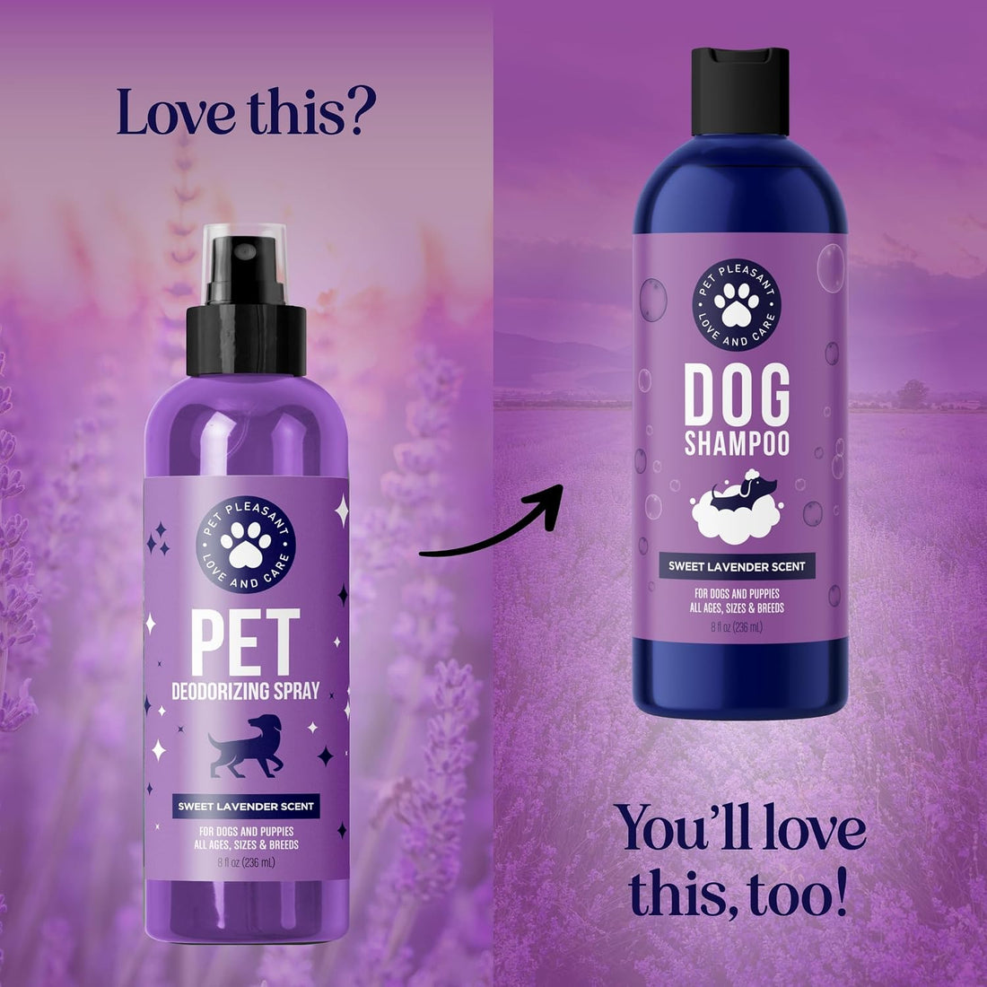 Lavender Oil Dog Deodorizing Spray