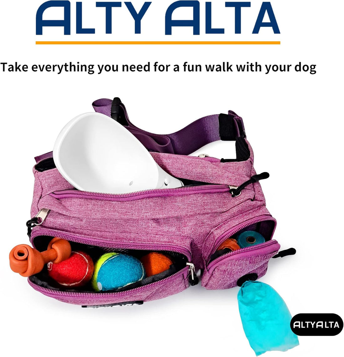 EZ Dog Walking Fanny Pack, Dog Training Treat Pouch