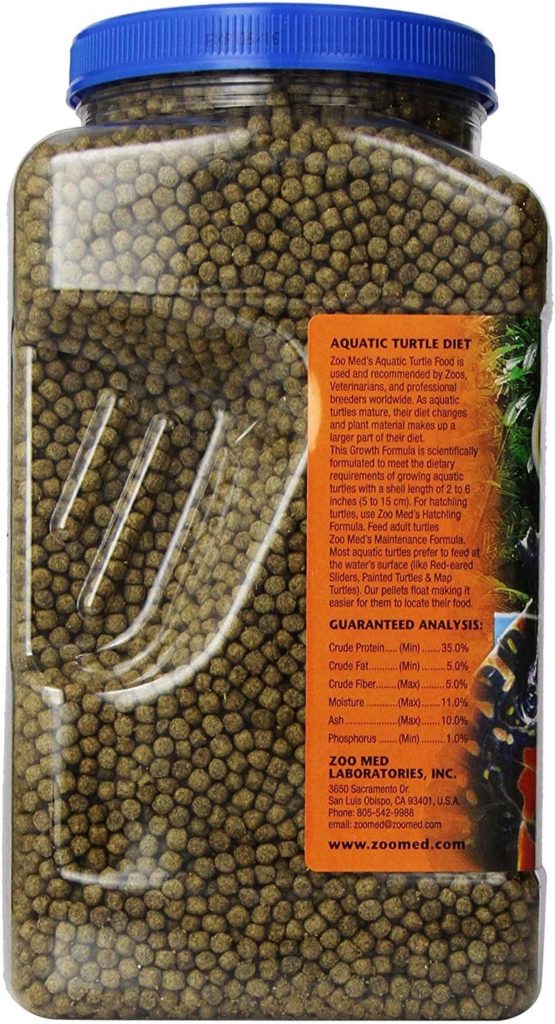 Zoo Med Aquatic Turtle Food Growth Formula, 54 oz.