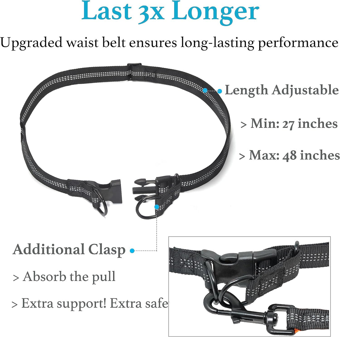iYoShop Retractable Hands Free Dog Leash, Small, 8-25 lbs