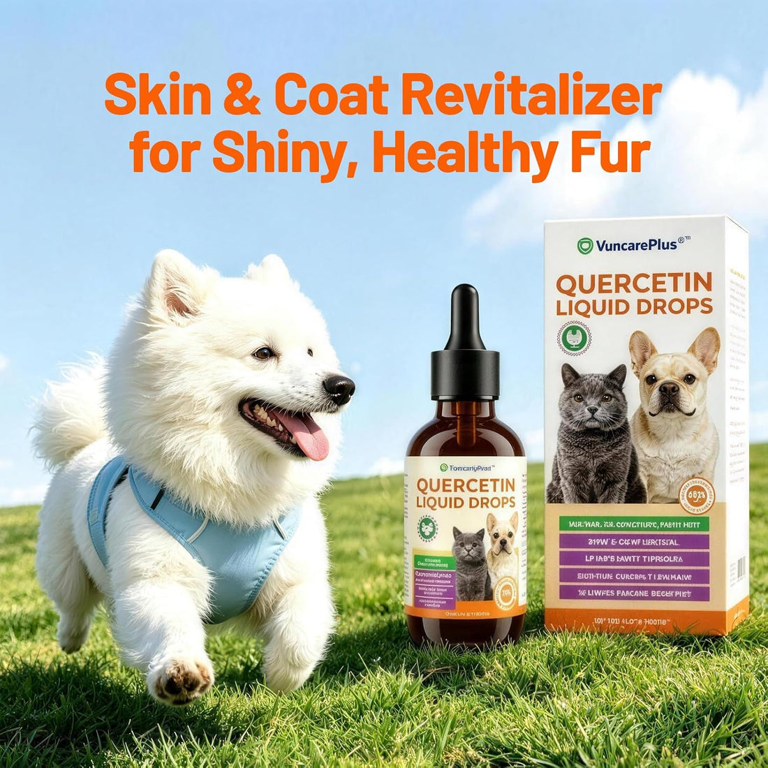 Quercetin Drops for Dogs & Cats, Allergy & Itch Relief, 2 fl oz
