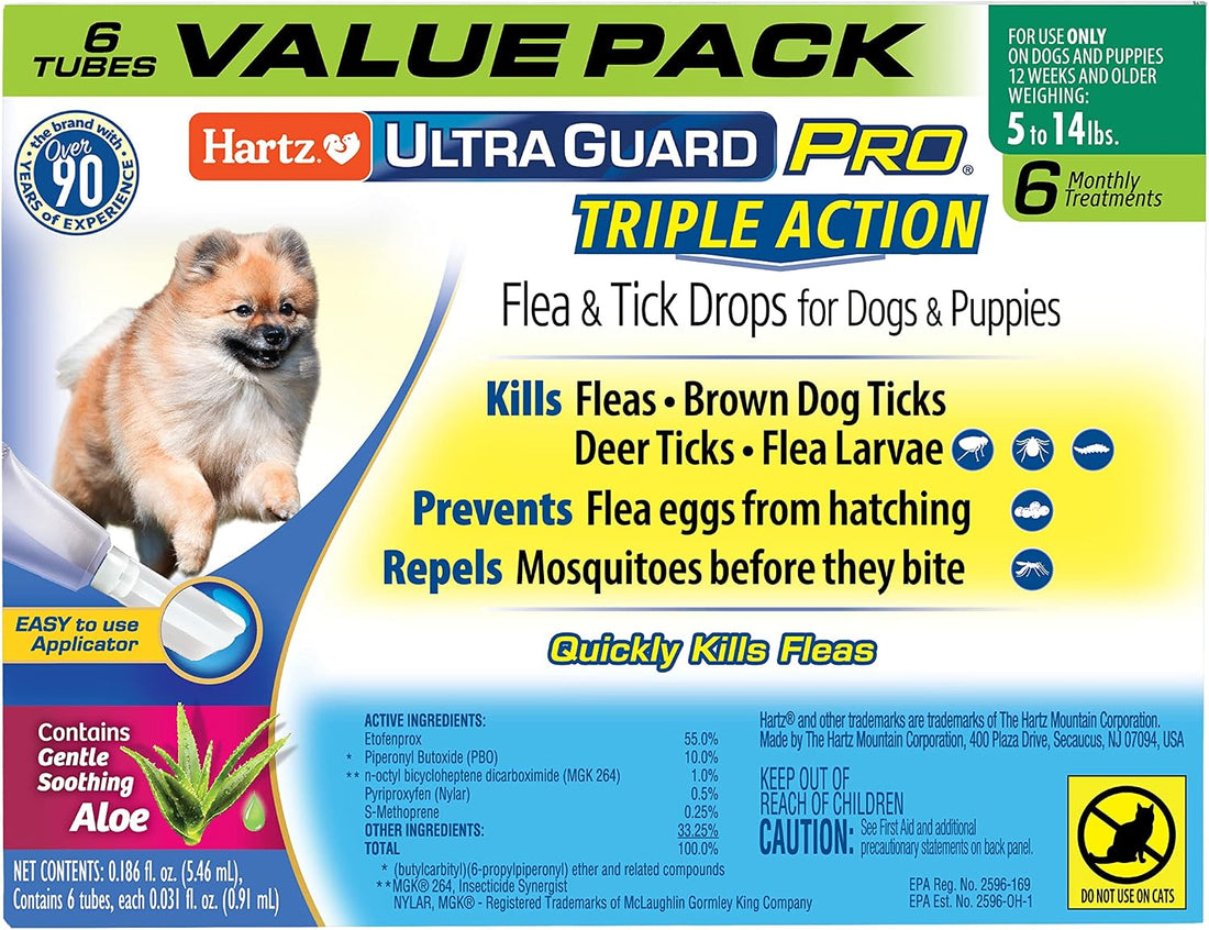 Hartz UltraGuard Pro Flea & Tick Topical Dogs & Puppies Treatment