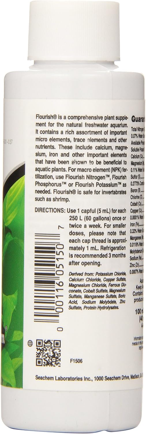 Seachem Flourish 100 mL / 3.4 fl. oz.