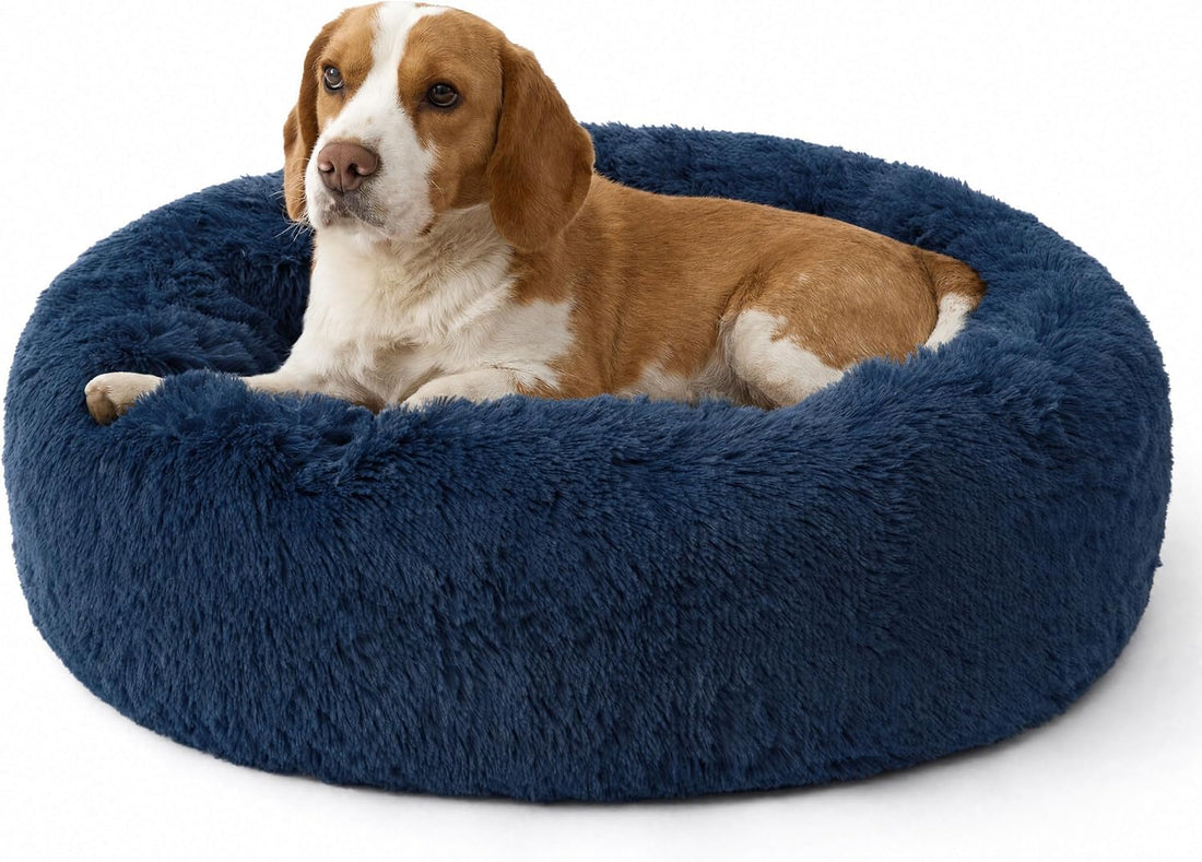 Bedsure SupportMax® Calming Dog Beds Large Sized Dog Washable Pet