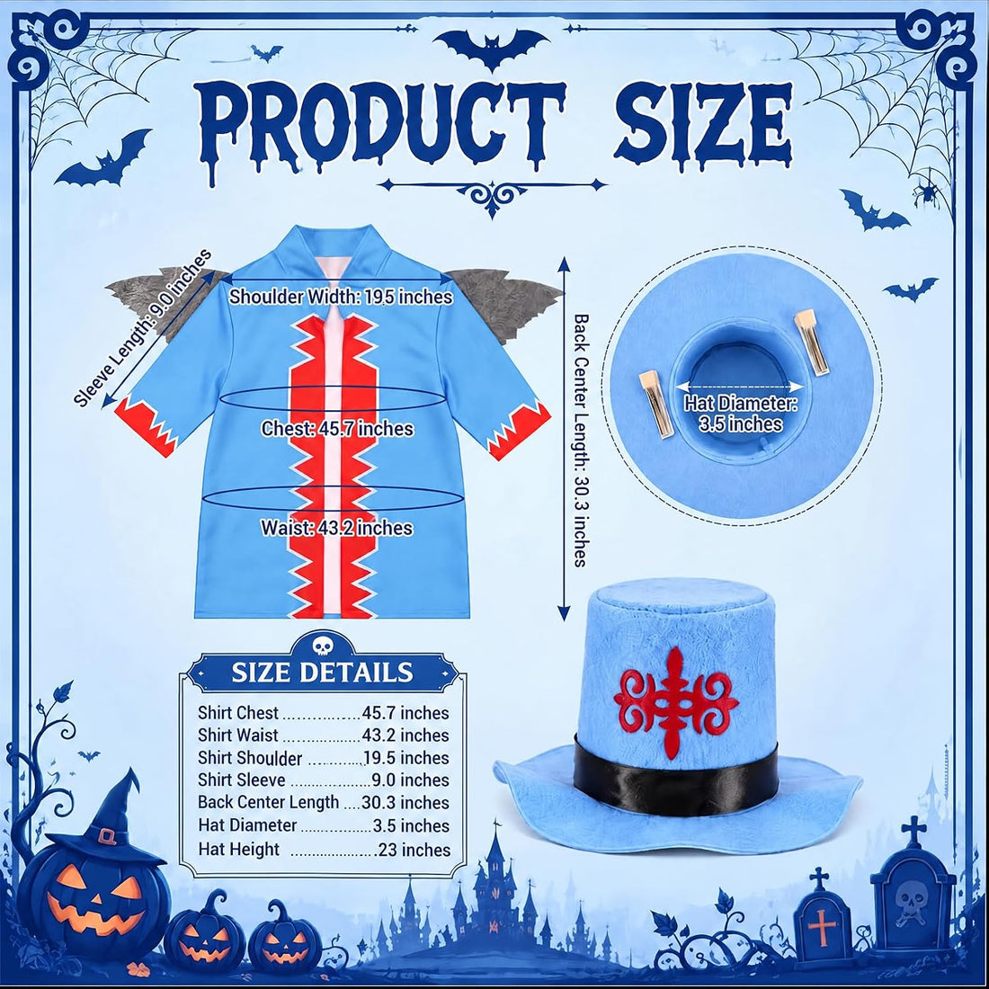 Shihanee 2 Pcs Halloween Monkey Costume Accessories