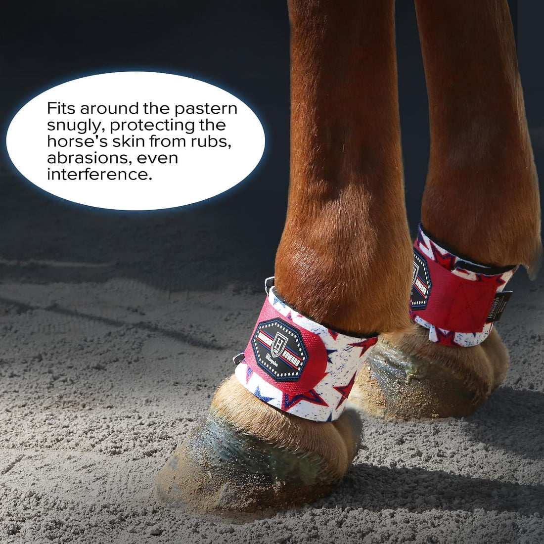Harrison Howard Horse Pastern Wraps, Neoprene Horse Leg Wraps