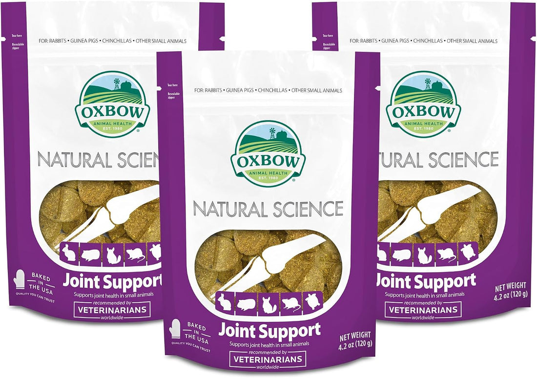 Oxbow Natural Science Joint Support Wafers for Small Pets, 4.2oz