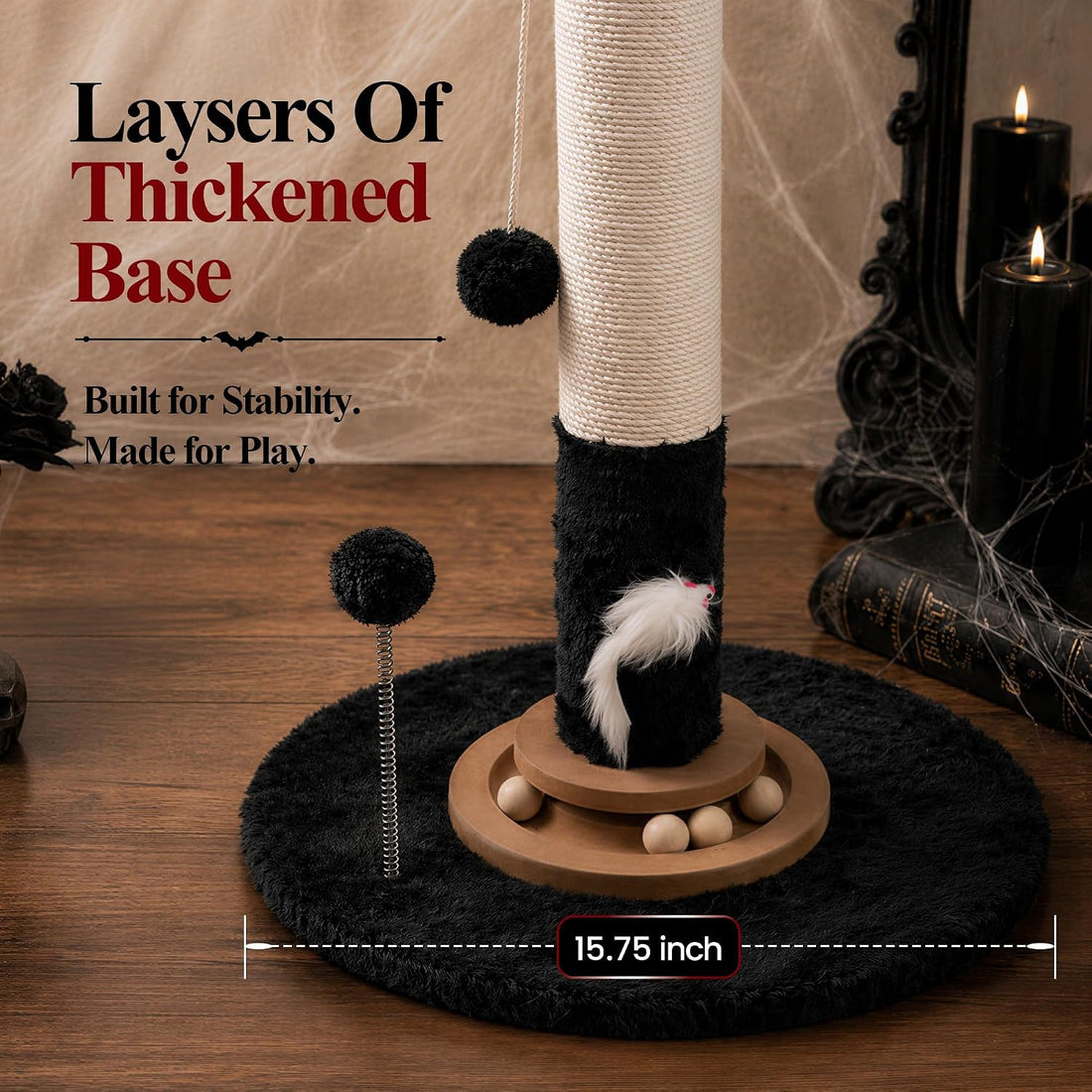 46" Tall Cat Scratching Post