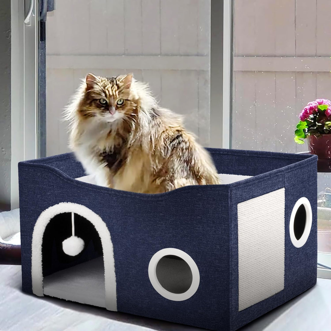 Heeyoo Cat House for Indoor Cats
