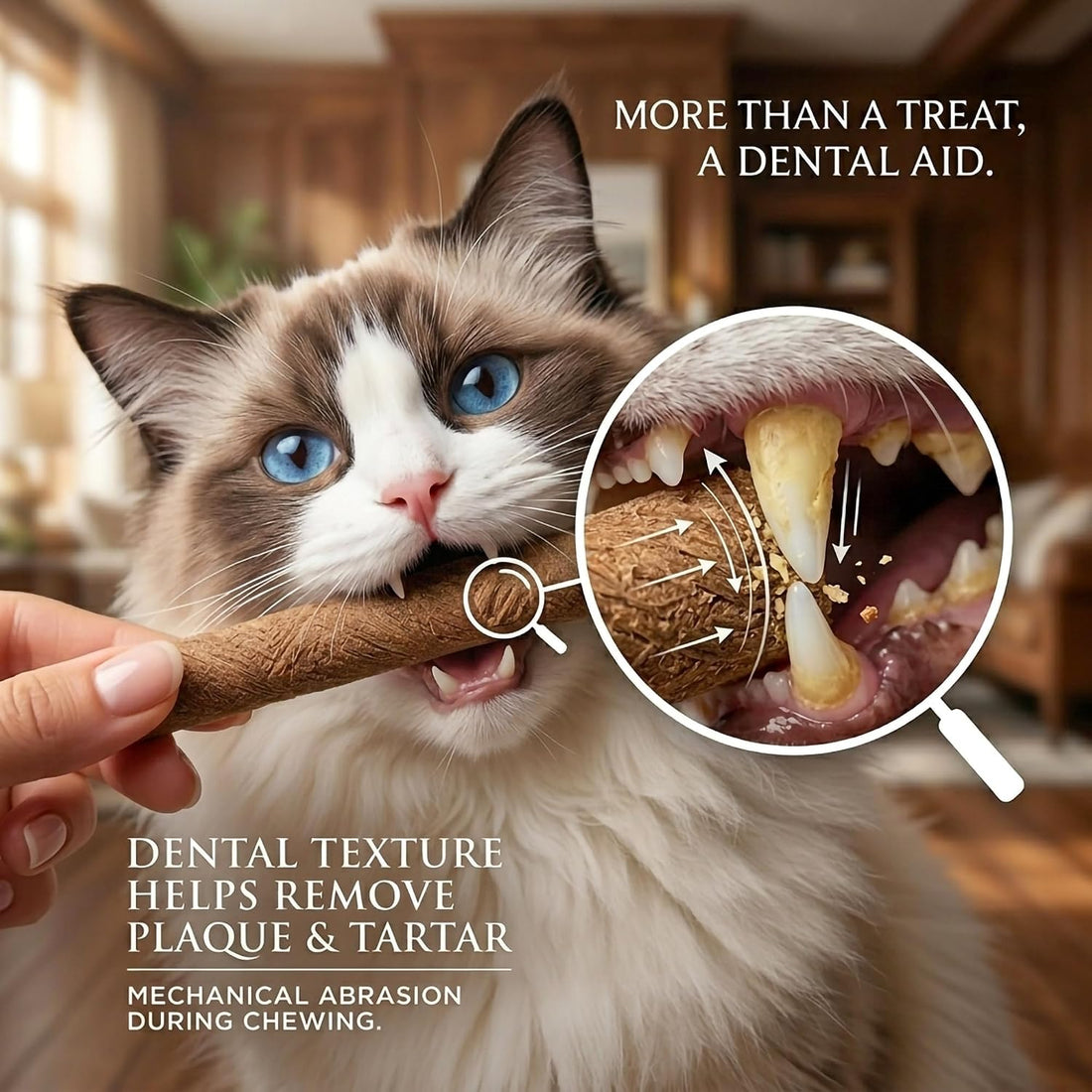 Cat Chew Toys Silvervine Sticks Dental Treat Feather 7Pack Indoor