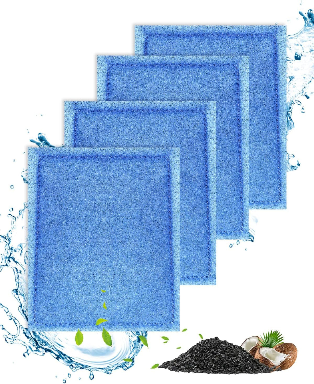 10PC Aquarium Filter Size C Compatible with Aqua-Tech 30-60/20-40