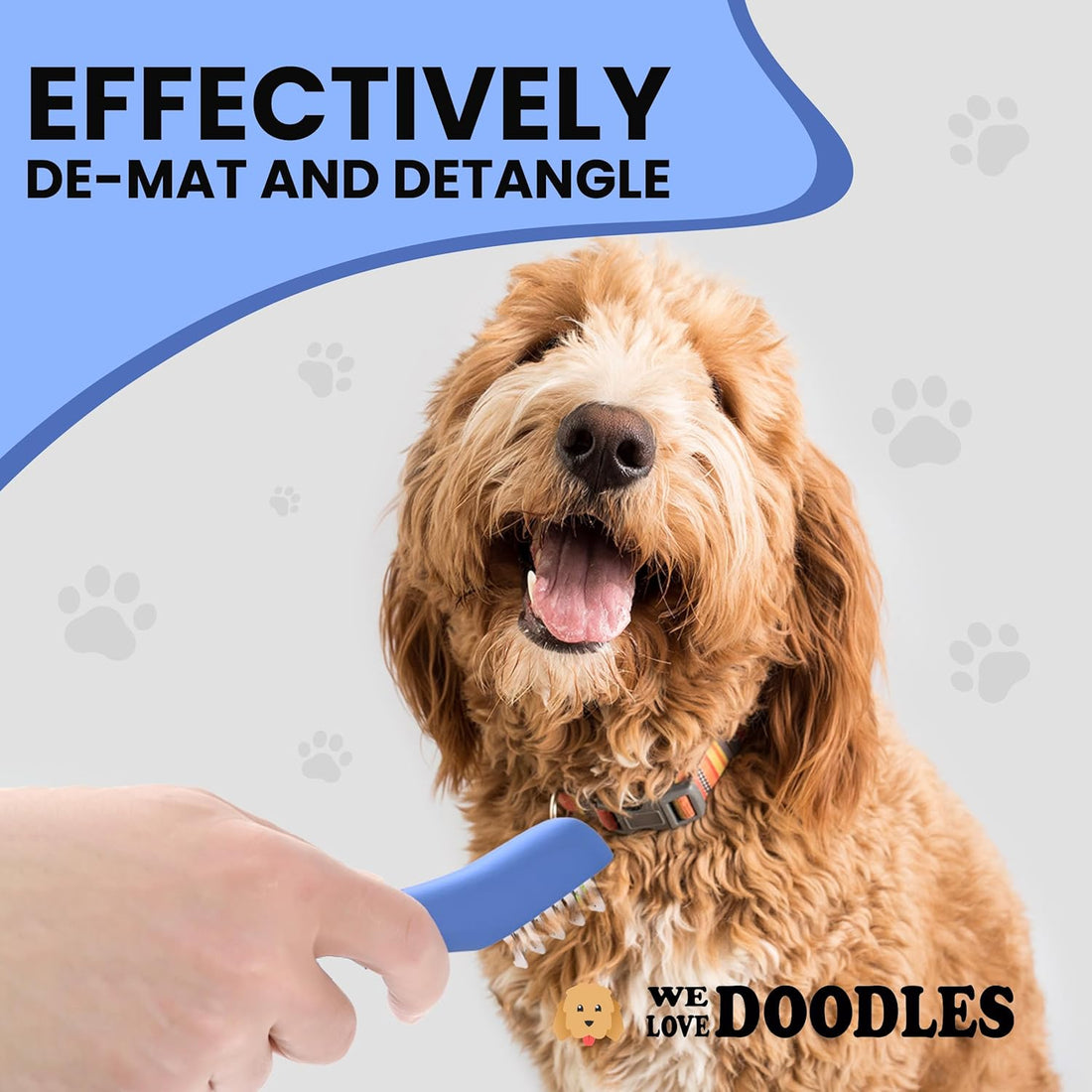 Dematting Comb for Dogs, Undercoat Rake Grooming Tool, Mat Remover