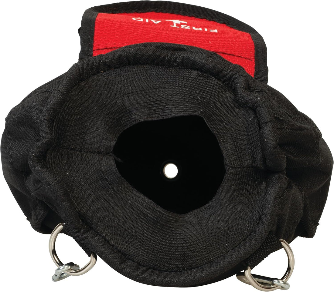 Weaver Leather Arborist Ditty/First Aid Bag, Black/Red