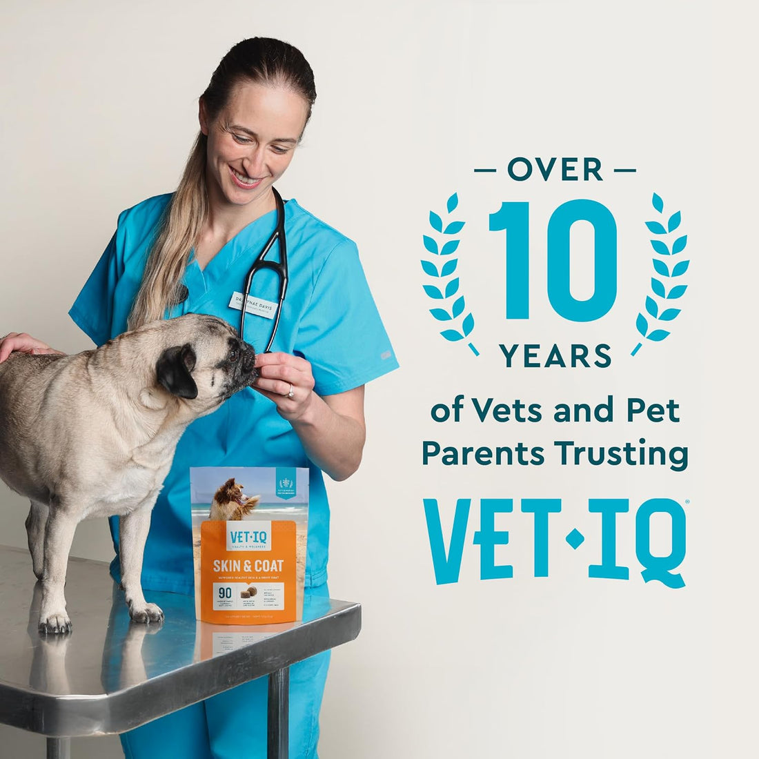 VetIQ Skin and Coat Supplement for Dogs
