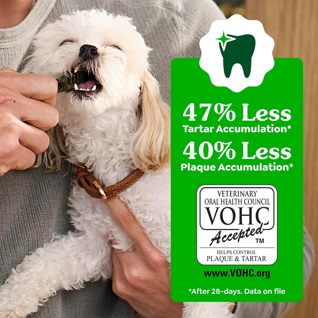 Greenies Teenie Original Natural Dental Dog Treats, Chicken, 22 Count