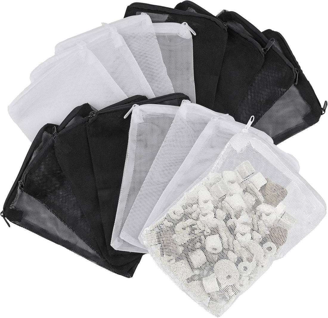 16 PCS Aquarium Filter Media Bags for Activated Carbon and Ceramic