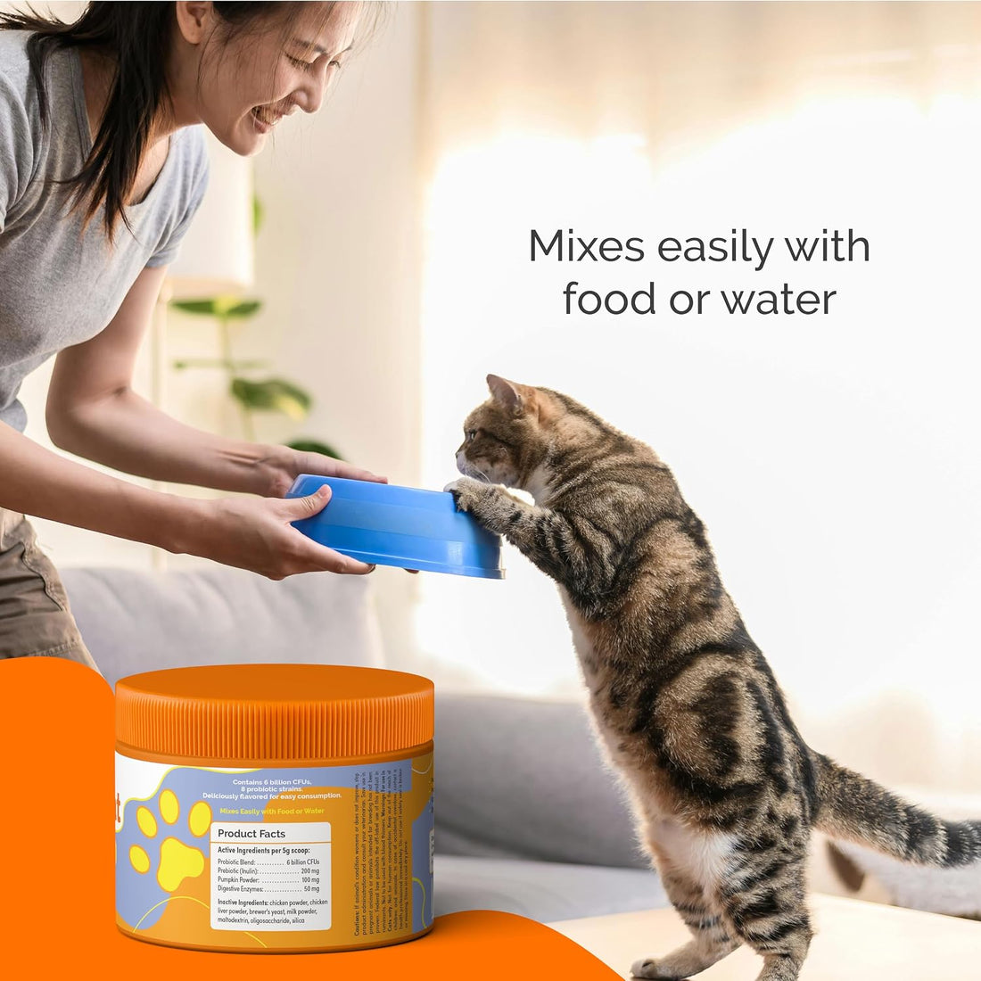 PureCat Digestive Health & Immune Support Supplement Probiotic Powder