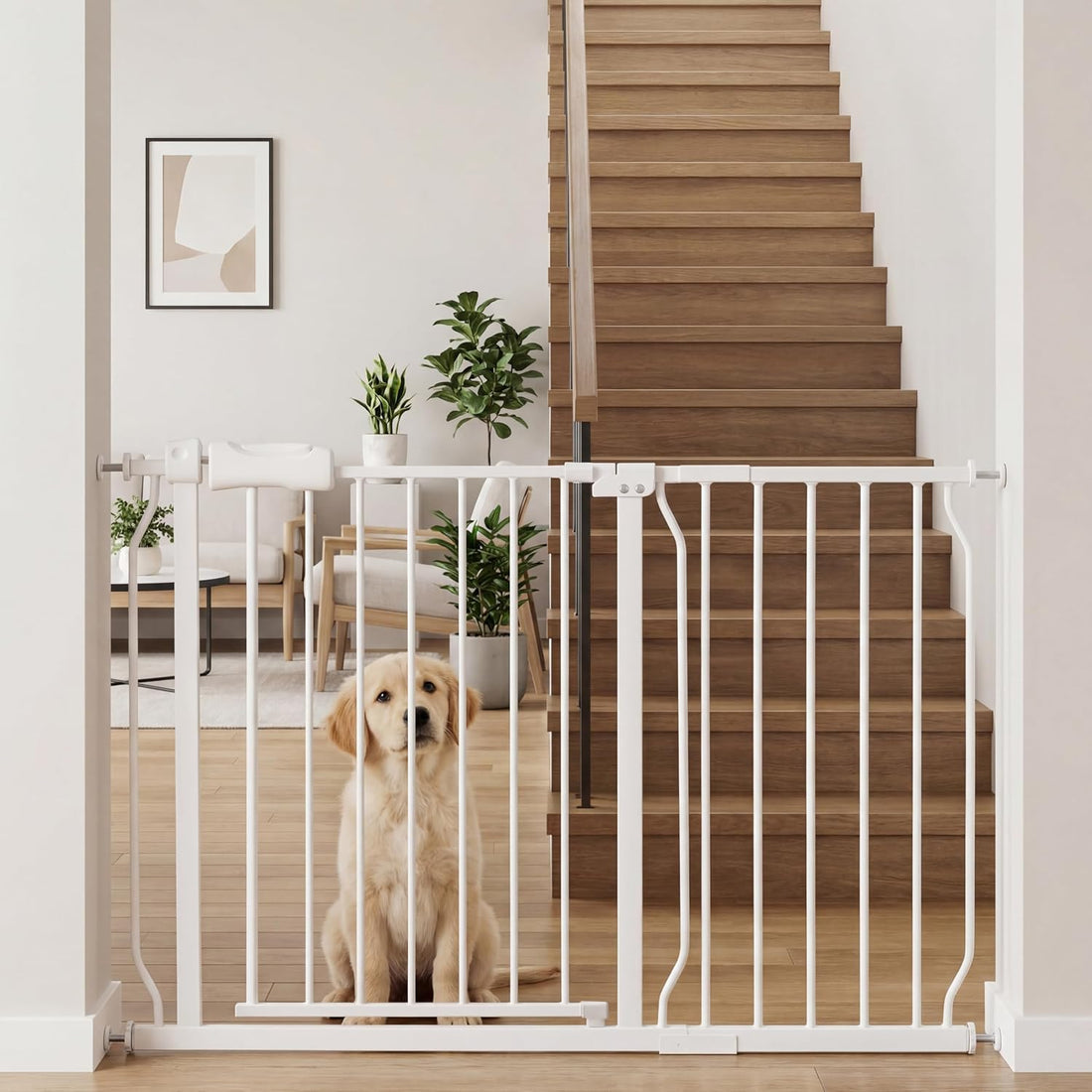 57.5-62 Inch Extra Wide Baby Gate for Doorway Stairs