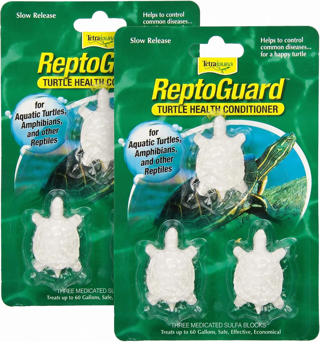 TetraFauna ReptoGuard Turtle Health Conditioner 3 Count, Slow-Release