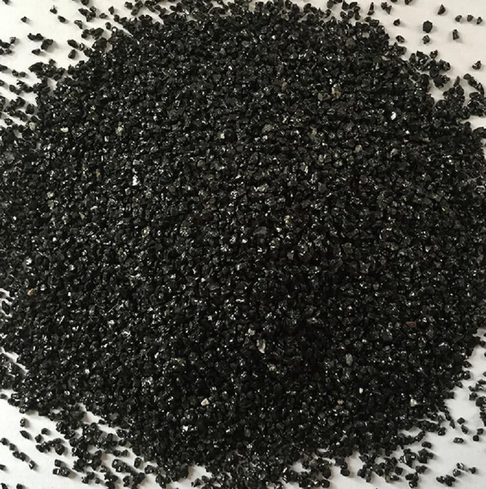 Hewnda 1 LB Natural Black Sand Aquarium Substrate