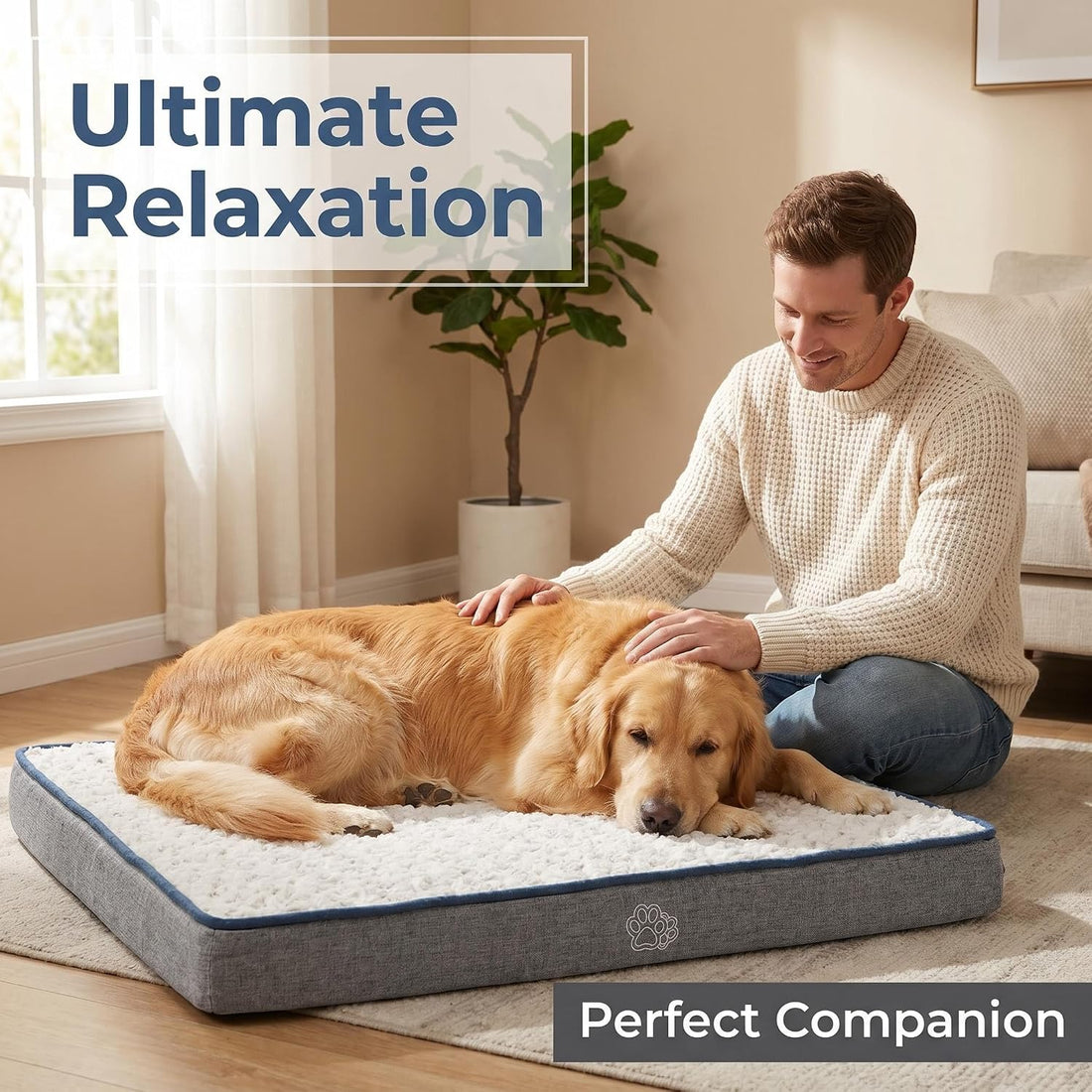 EMPSIGN Reversible Dog Bed Mat