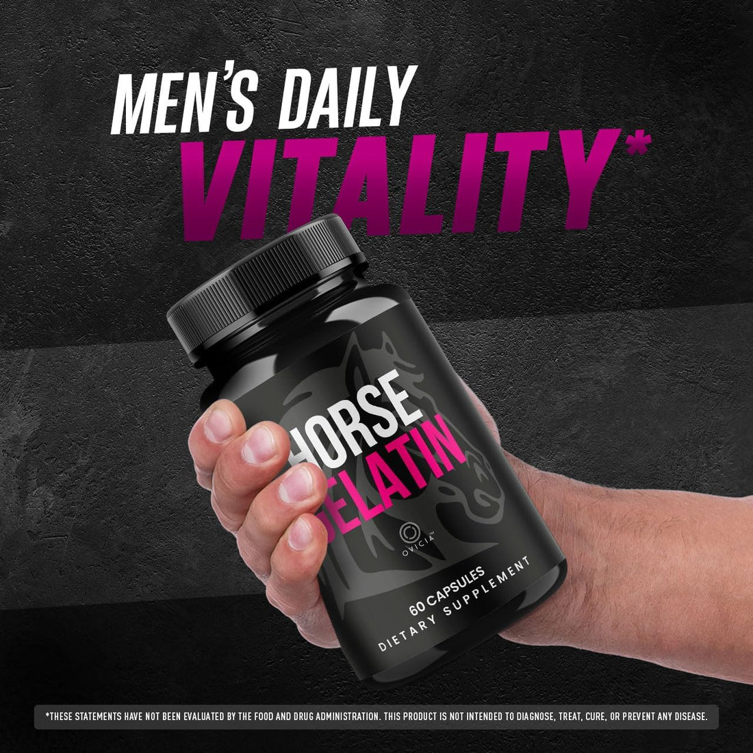 Horse Gelatin for Men - Official HorseGelatin Pill Advanced Premium