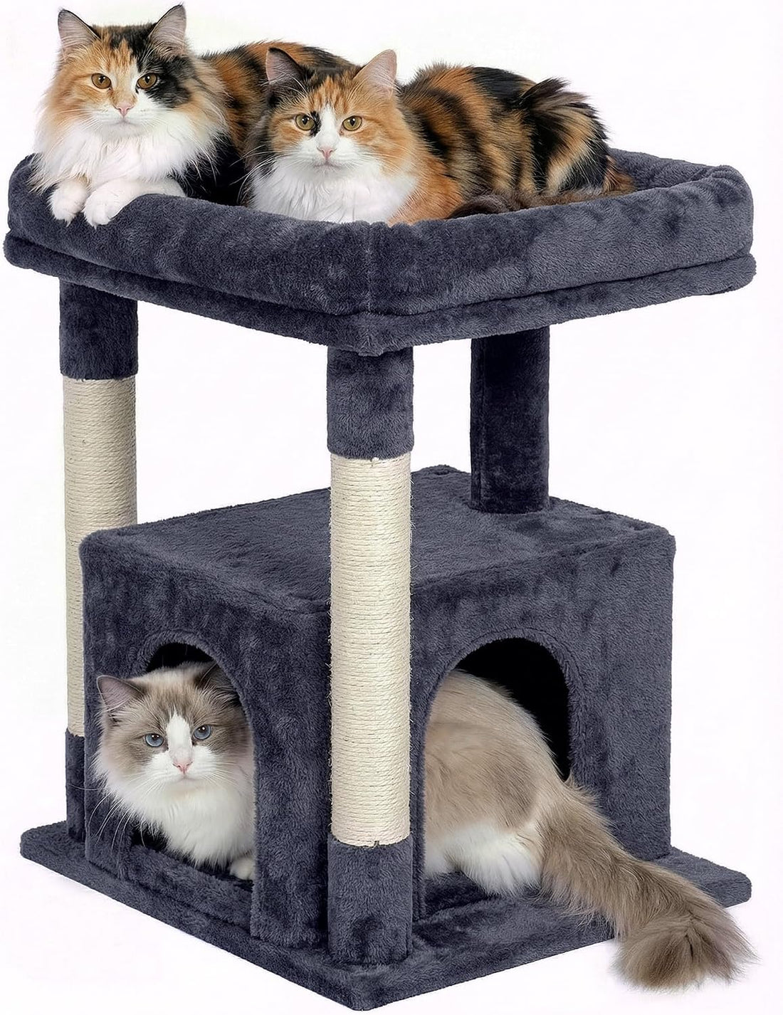 23.6" Cat Tree for Large Cat, 19 * 15.8 in Large Perch