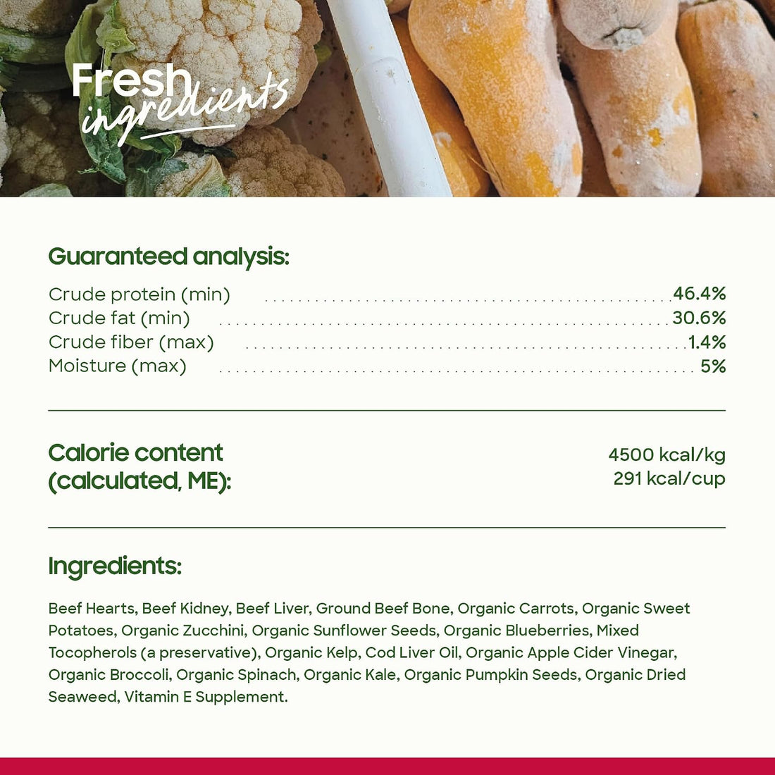 smallbatch Freeze Dried Raw Dog Food, Grass-Fed Small Bites 7 oz