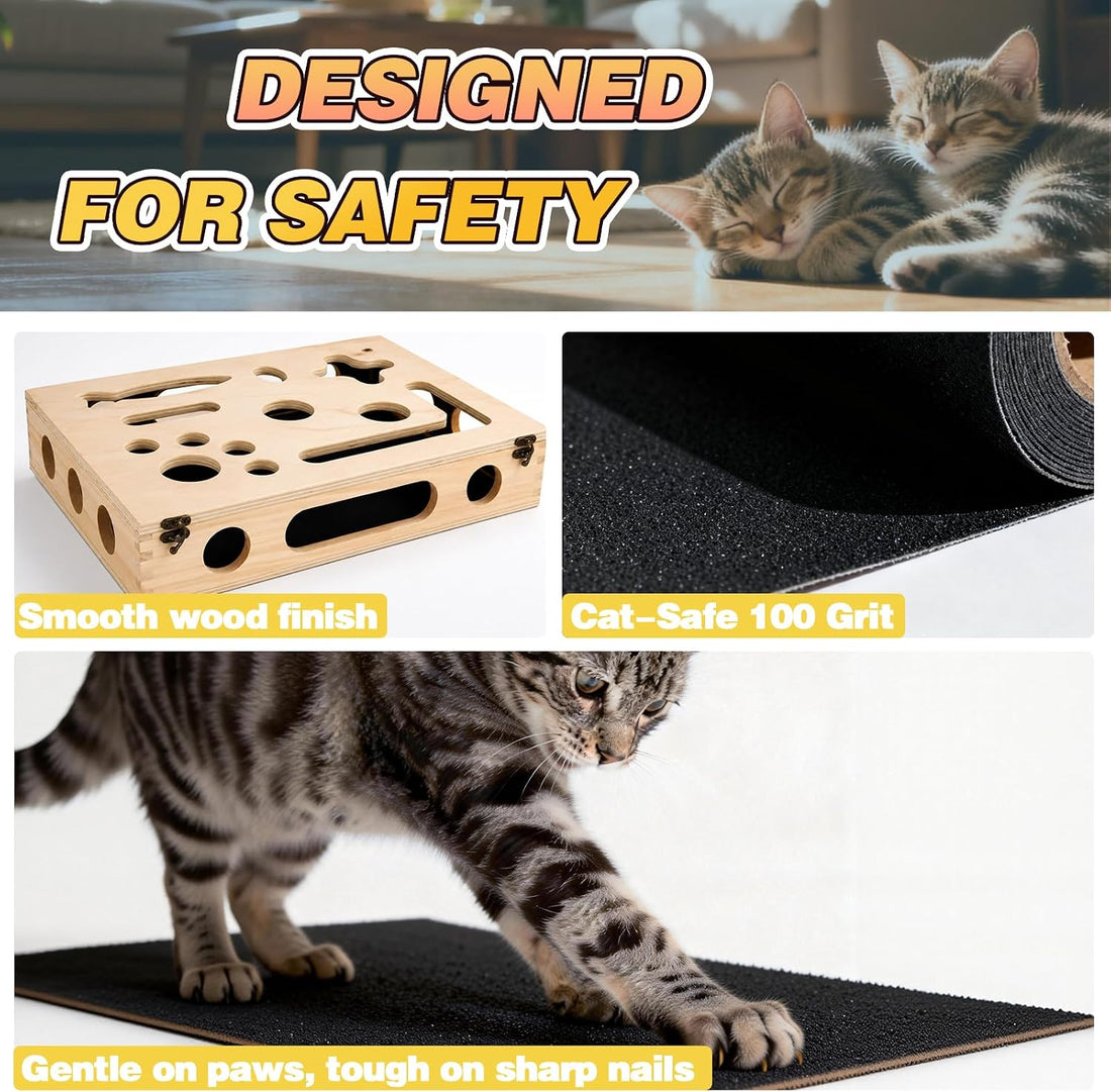 Cat Scratch Puzzle Enrichment Box