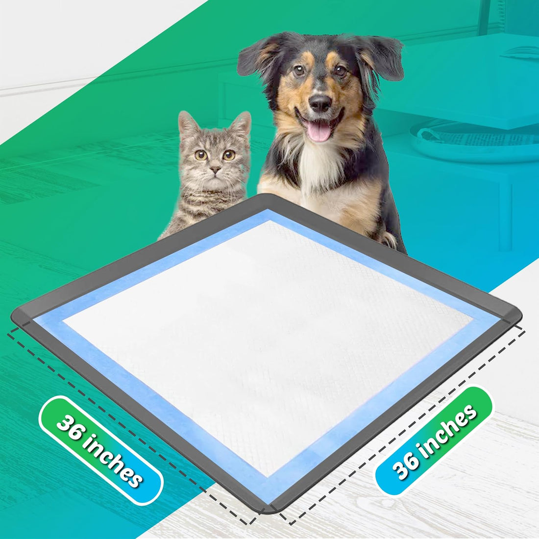TidyFriend Dog Pee Pad Holder Tray Fits for 36” x 36” Wee Wee Pee Pads