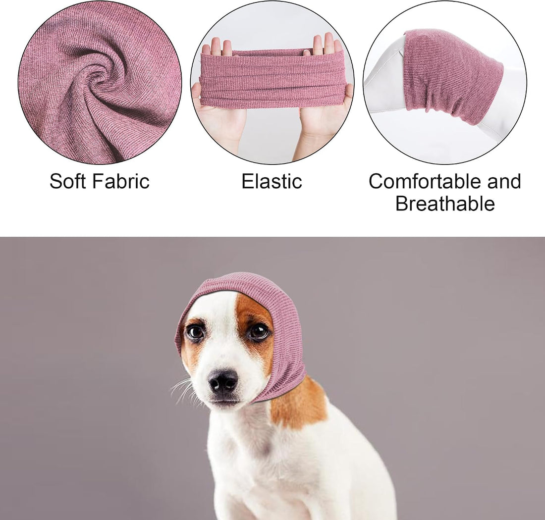 Rbenxia Dog Ear Muffs - Noise Protection & Warm Winter Ear Scarf