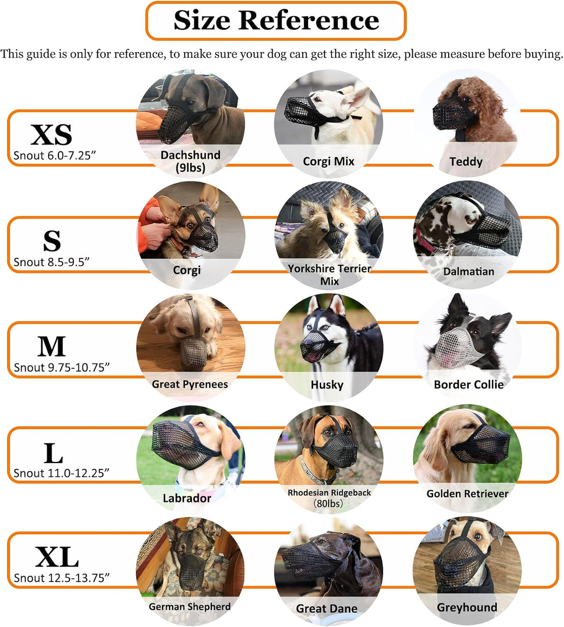 Crazy Felix Mesh Covered Dog Muzzle for Small Medium Large Dog Anti