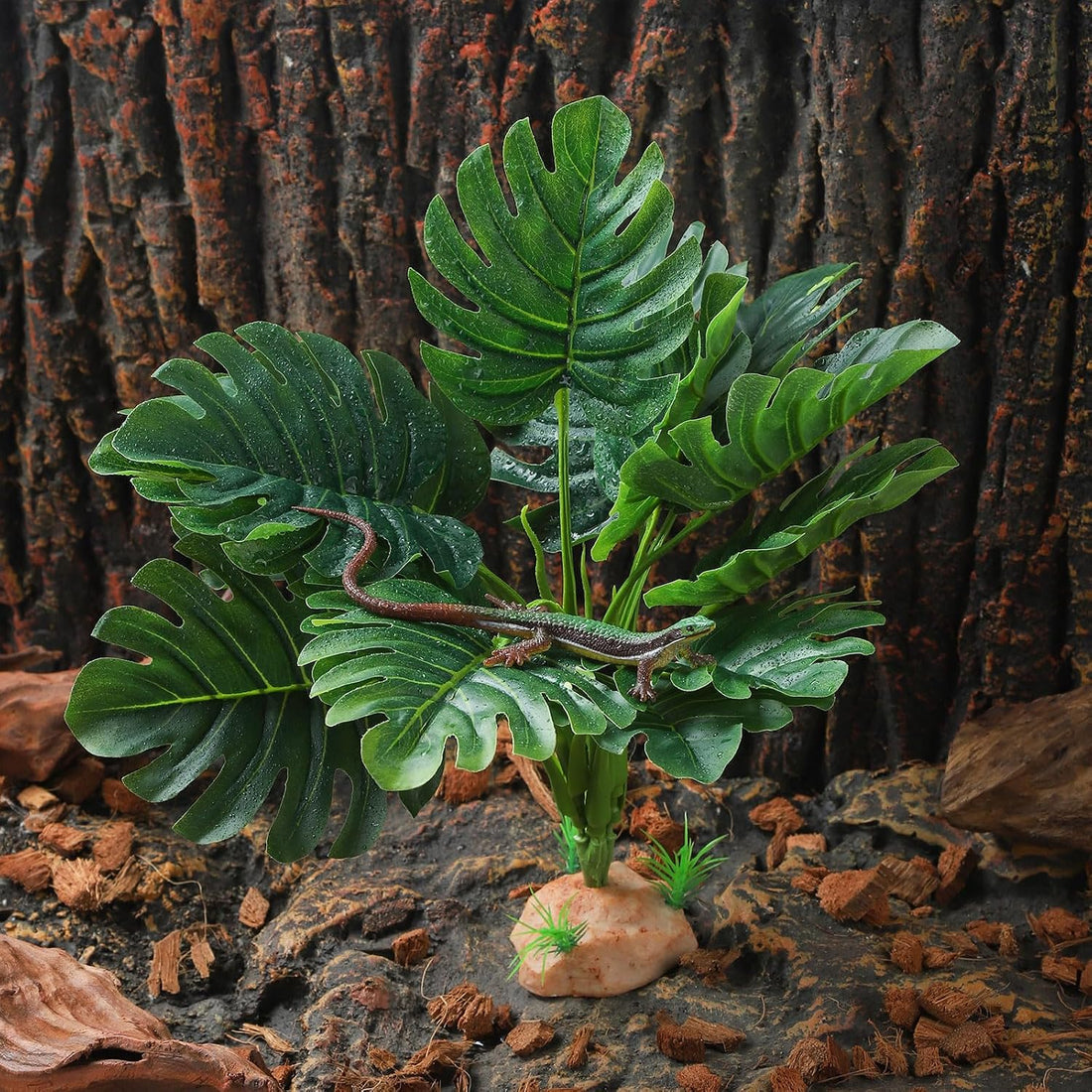 IBWell Reptile Plants - Tortoise Habitat Accessories